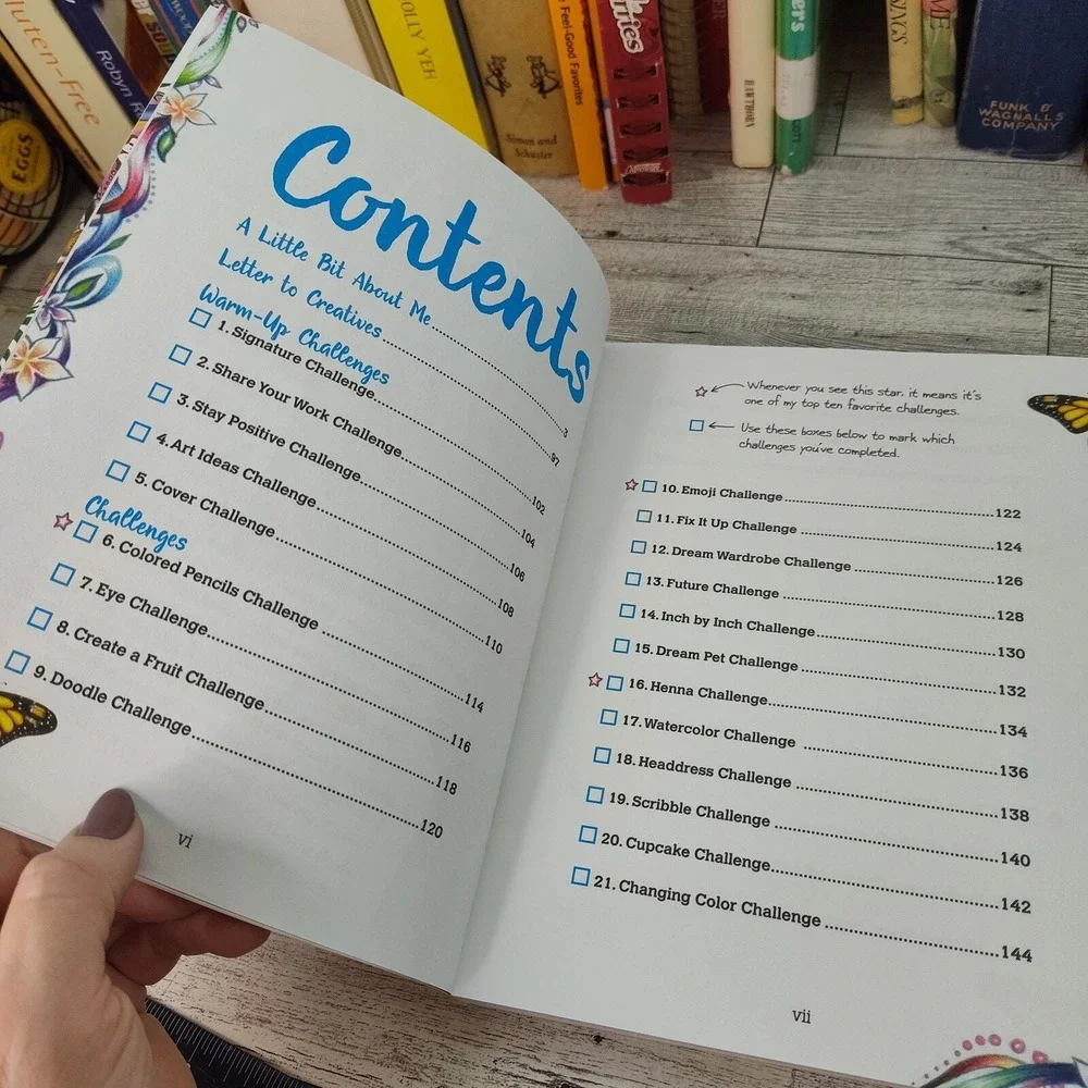 Color Me Creative Kristina Webb‎ 2015 First Edition Softcover Art Challenge Book